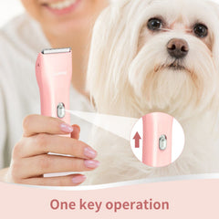 Grimgrow cordless USB clipper ready for travel and quiet trims