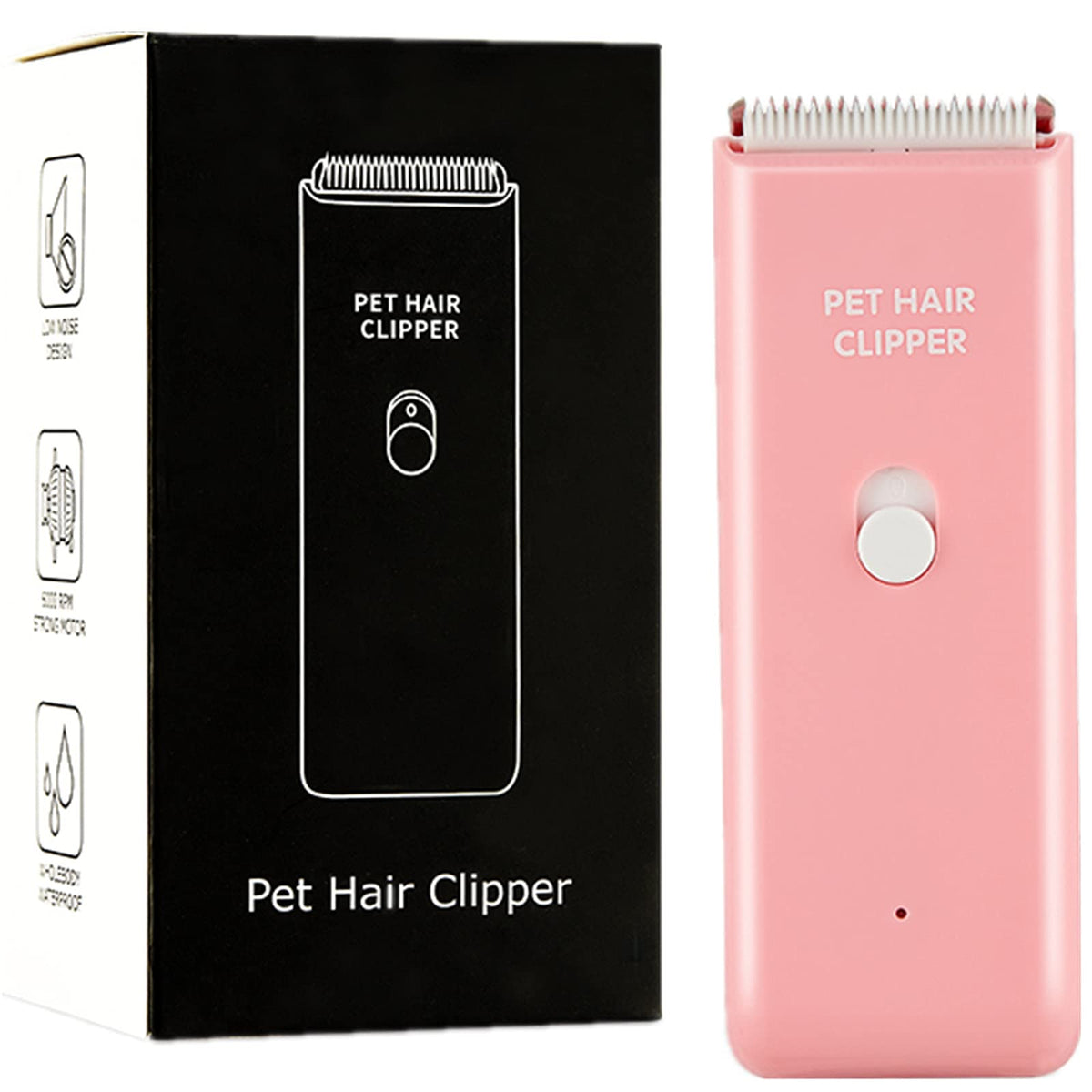 Grimgrow waterproof clipper front view for at-home grooming convenience