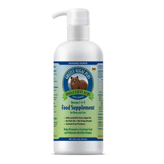 Grizzly Algal Plus Omega 3-6-9 bottle – supports healthy skin and coat
