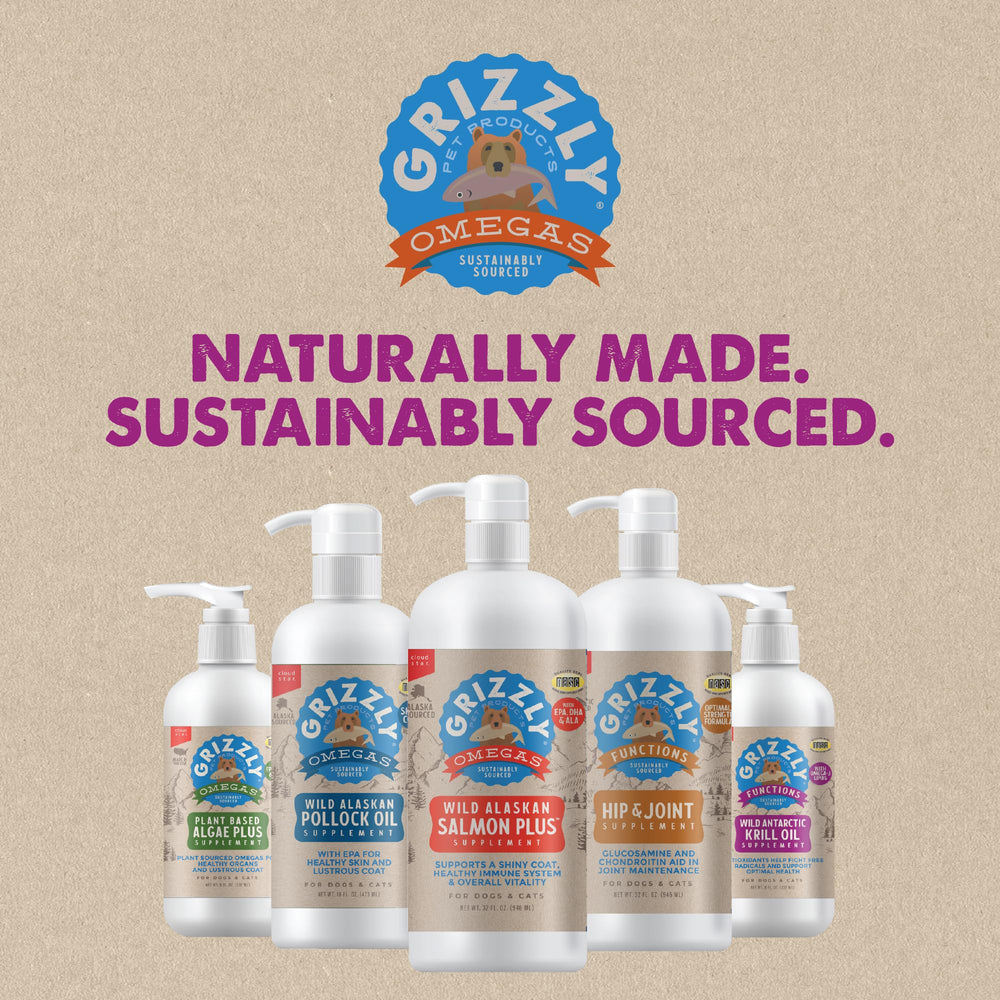 Grizzly digestive health support with easy daily use.
