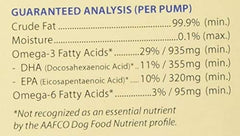 Grizzly Salmon Plus serving guide shows easy-to-use measurement.