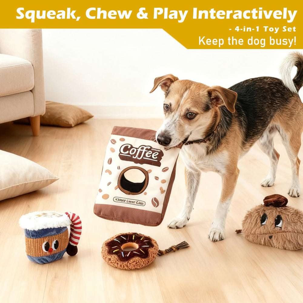 Grnstf bean-dog-toy close-up highlighting durable chew toy for dogs.