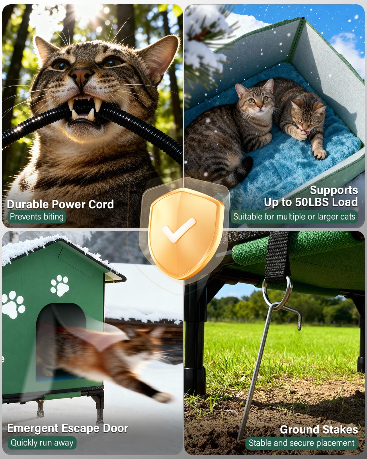 Grolomge easy-no-tool setup enables quick protection outdoors