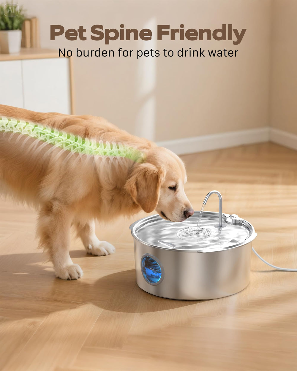 GROOKPET handled-design for easy transport and relocation.