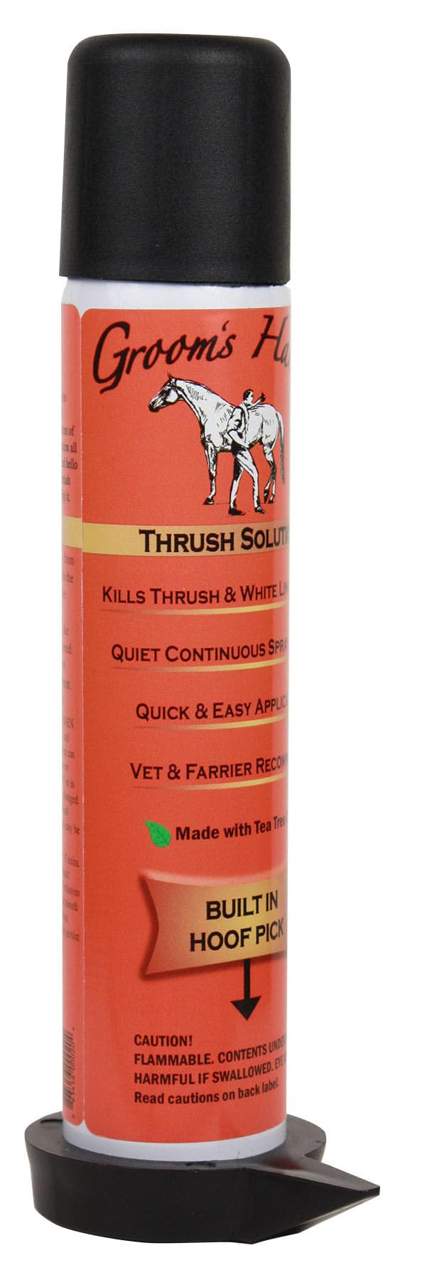 Grooms Hand Thrush Solution bottle for soothing hoof care and practical thrush treatment.