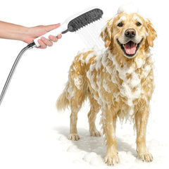 GRosno dog shower attachment full setup enables quick at-home baths.