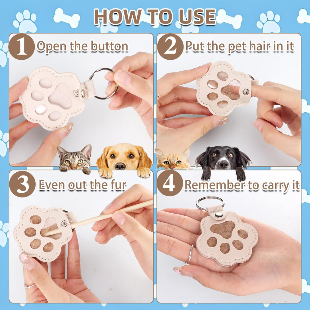 GROTOLY paw charm keychain on bag illustrates accessible pet remembrance in daily life.