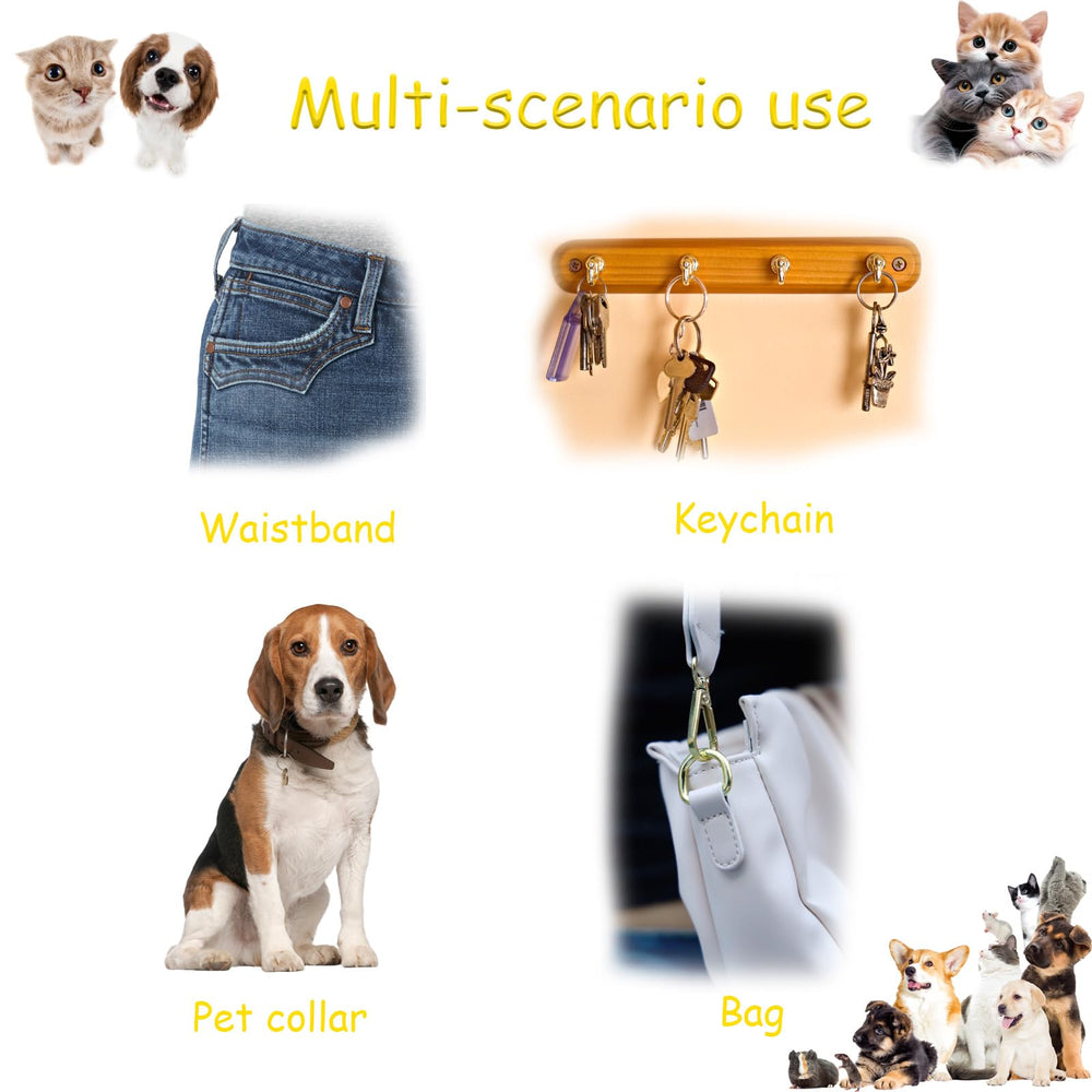 Pet Fur Keepsake Keyring grows with your pet's memories over time.