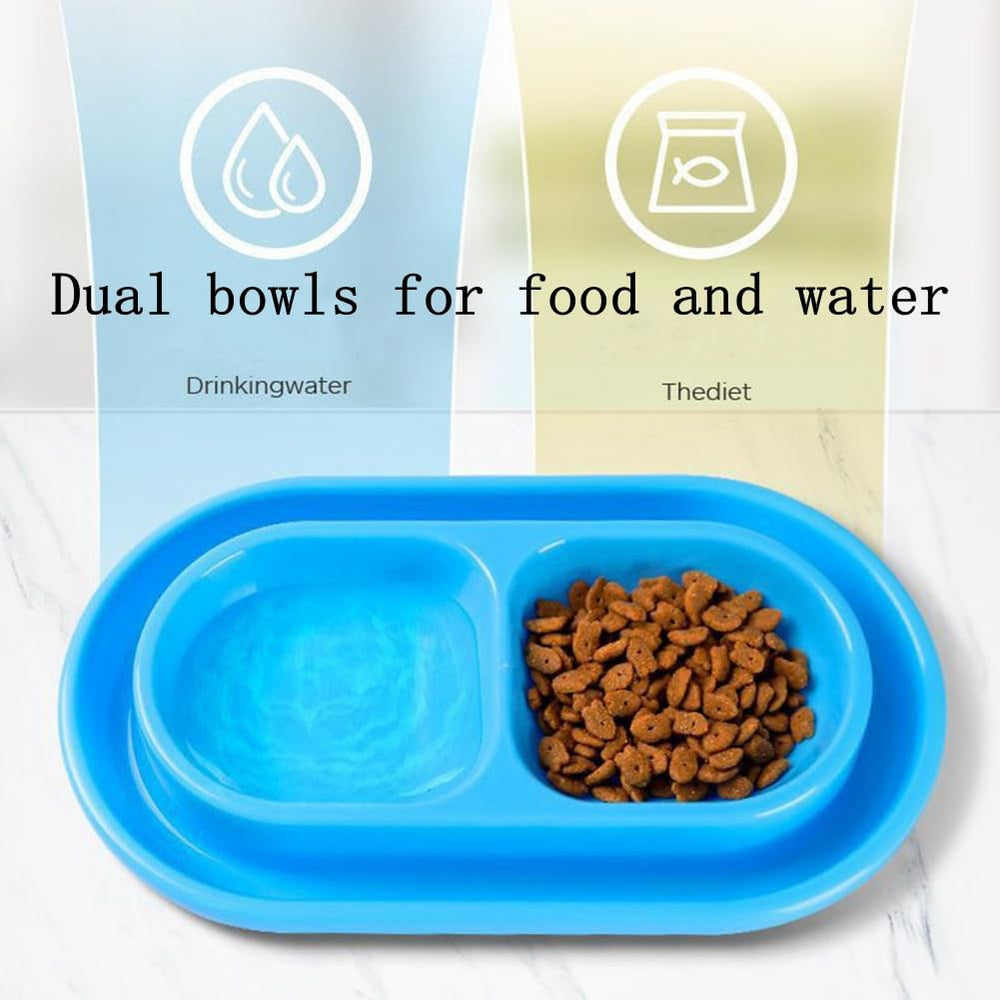 GRPET cat-dish easy-clean surface simplifies wipe-down tasks