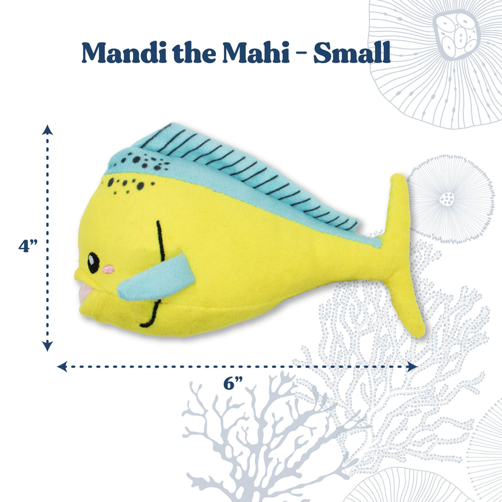 GRRREEN Mahi Mahi washable-feature demonstrates machine-washable convenience after play.