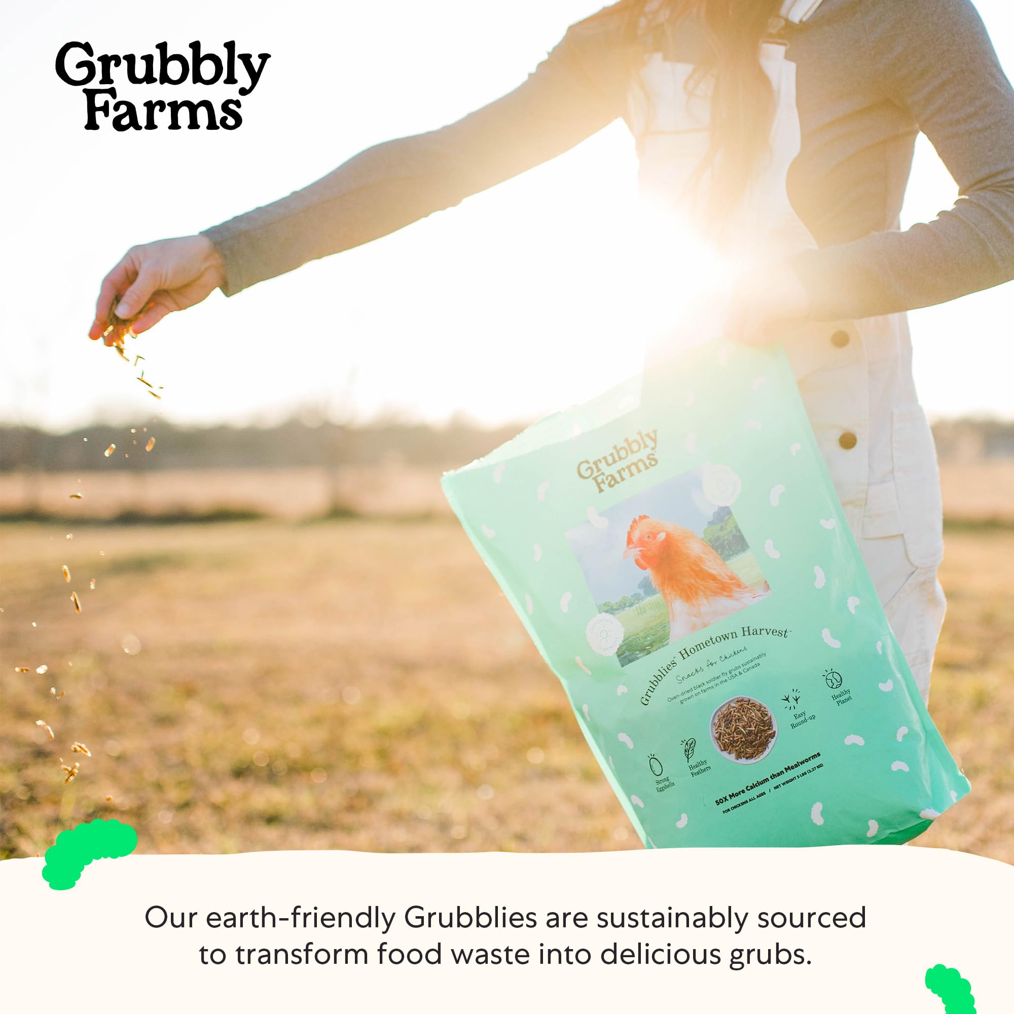 Origin and quality emphasis of Grubbly Farms Grubblies Hometown Harvest