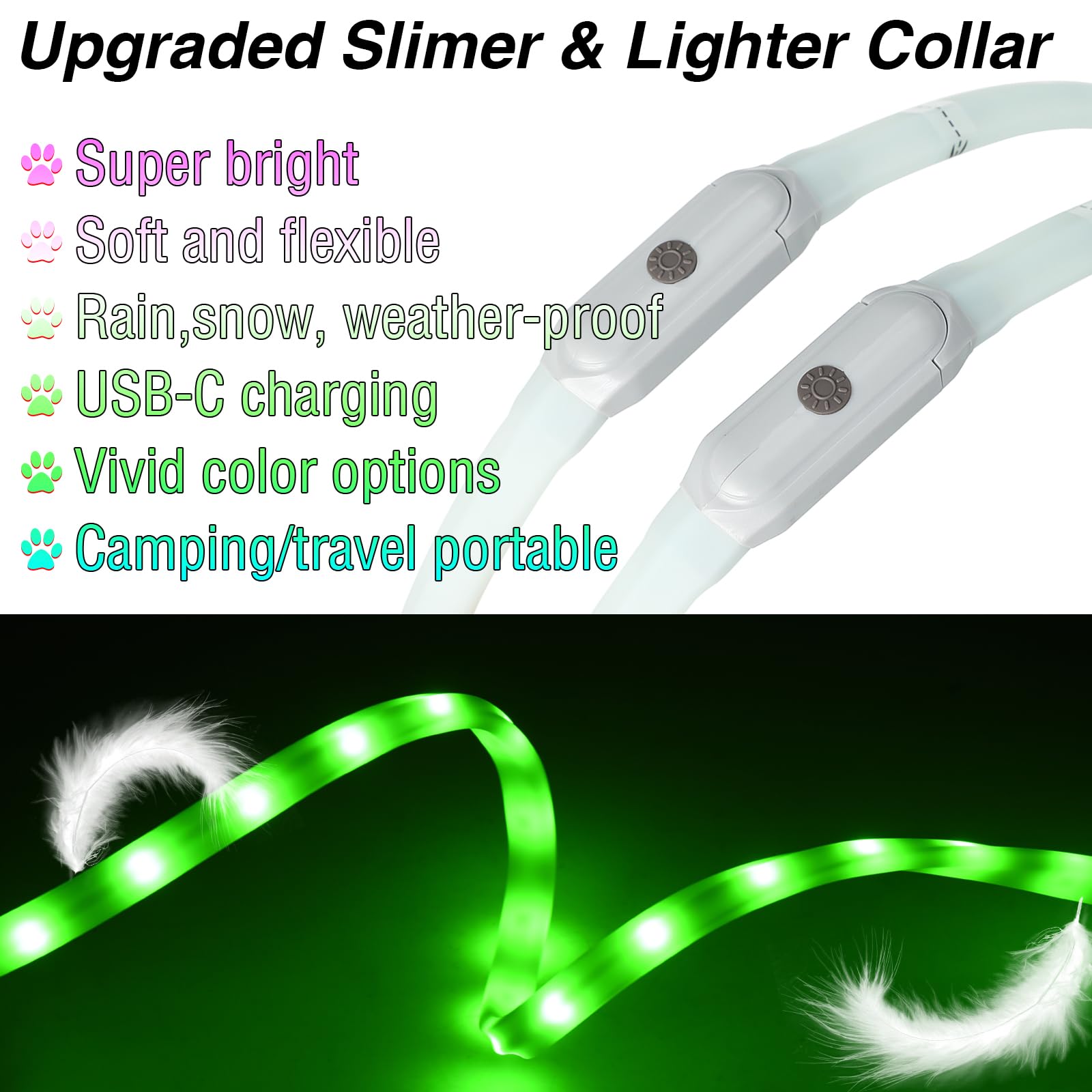 GS GLOWSEEN multicolor LED patterns for different occasions