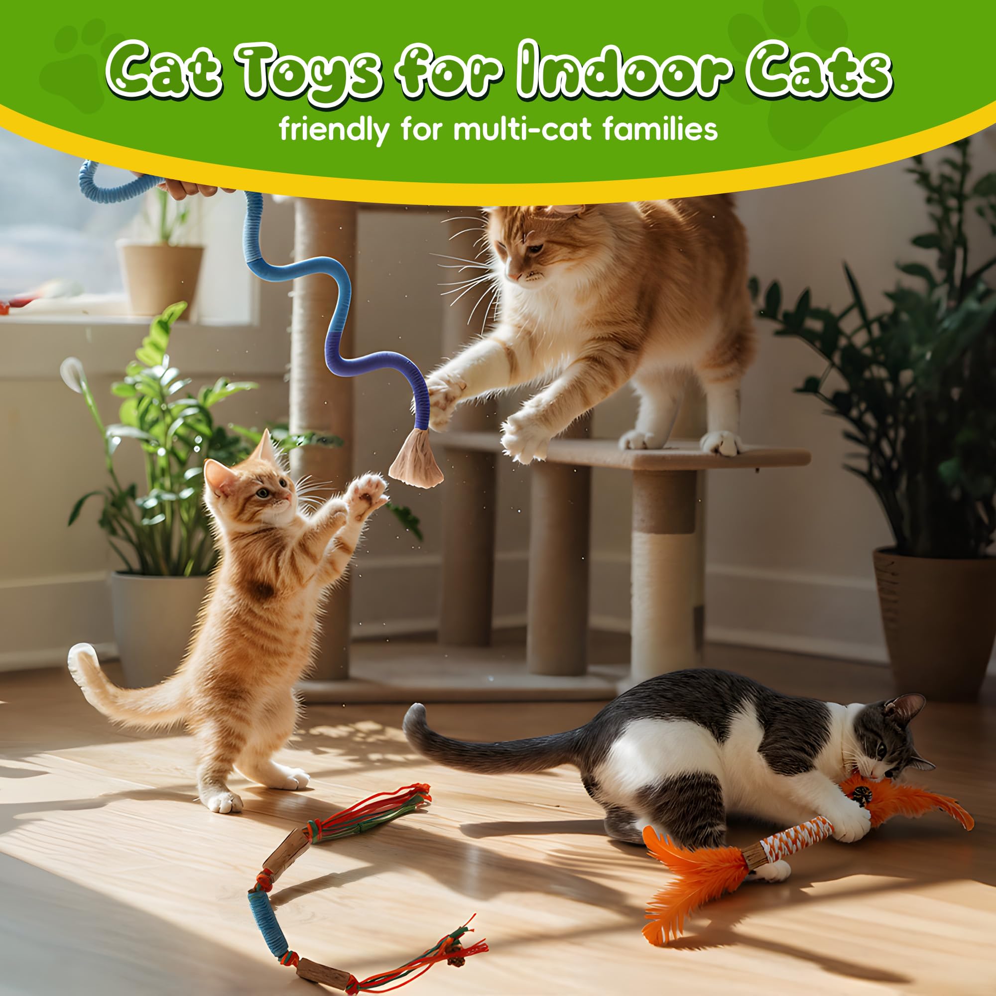 GBSYU kitten teething toys for all breeds ready for curious teething kitten