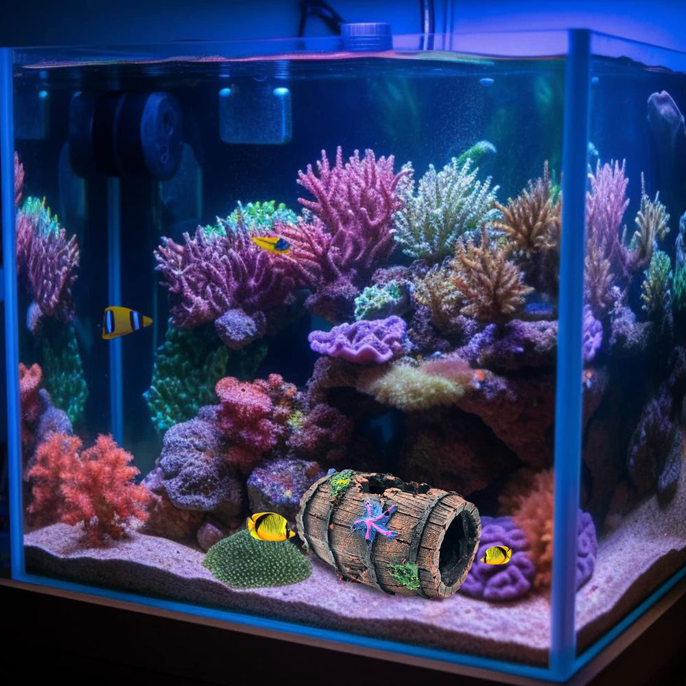 GSD resin ornament design emphasizes safe, long-lasting aquarium decor.