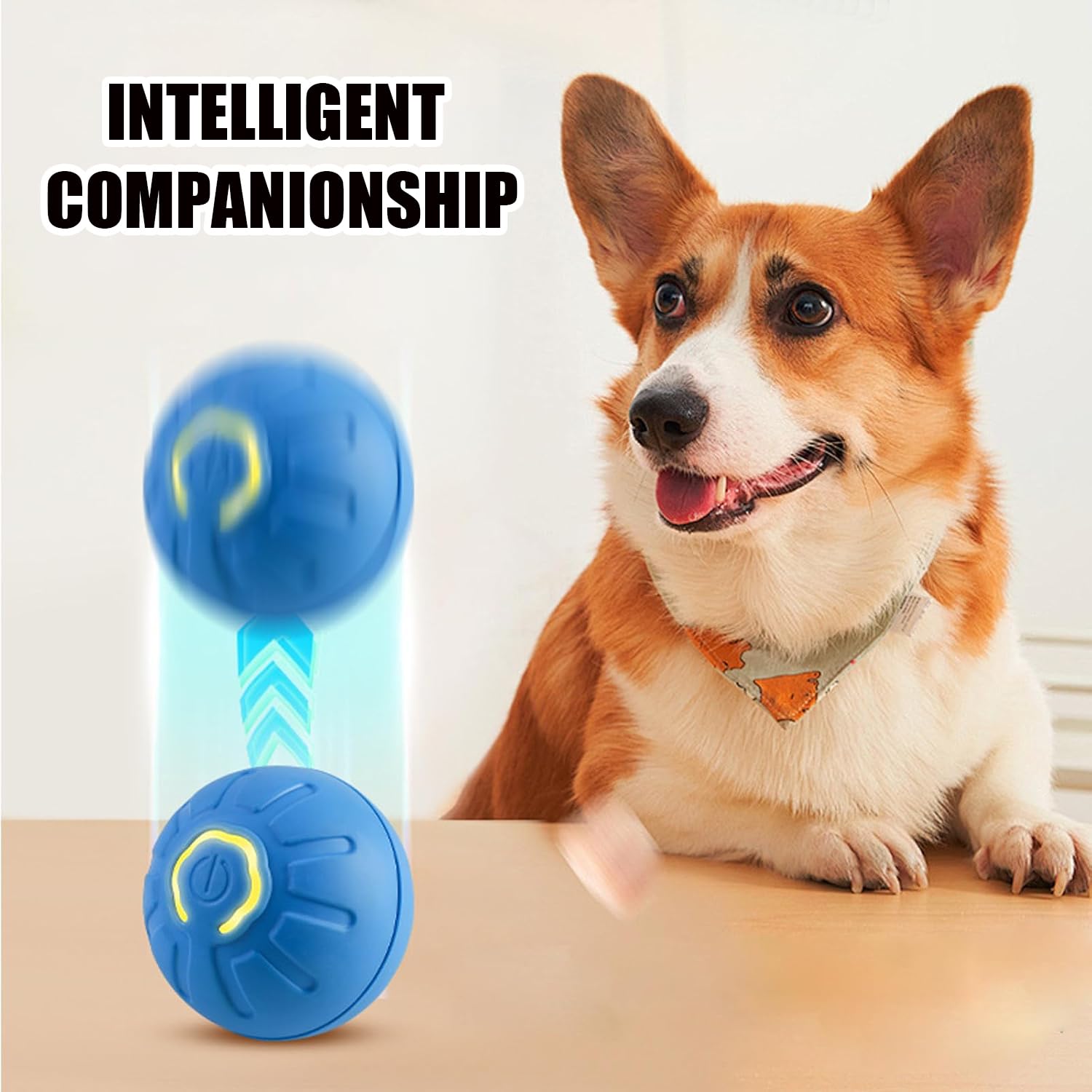 GSHLGAO vibrating dog balls USB rechargeable ensures long-lasting play.