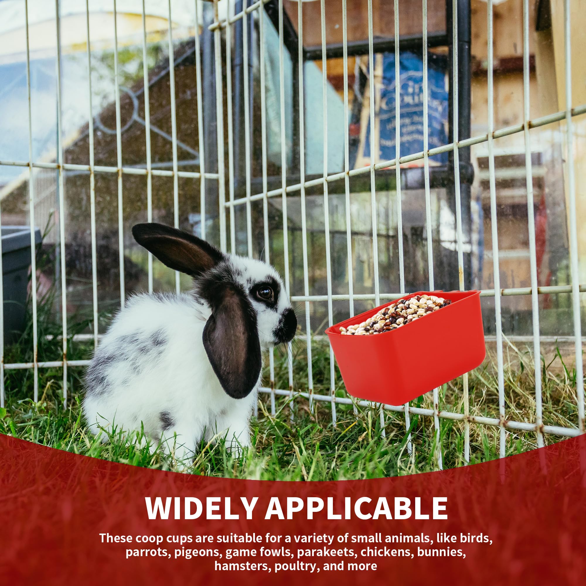 GSHYMXT versatile-use cage cups suit birds and small mammals