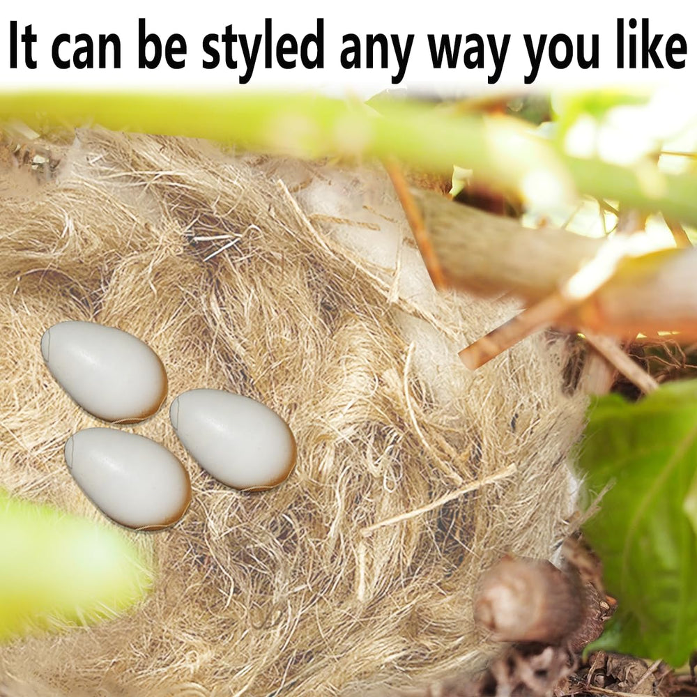 GSYUWIH budgie nesting scene illustrates quick adaptation to natural materials.