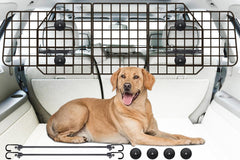 Gtongoko dog barrier in heavy-duty steel ensures secure containment during drives.