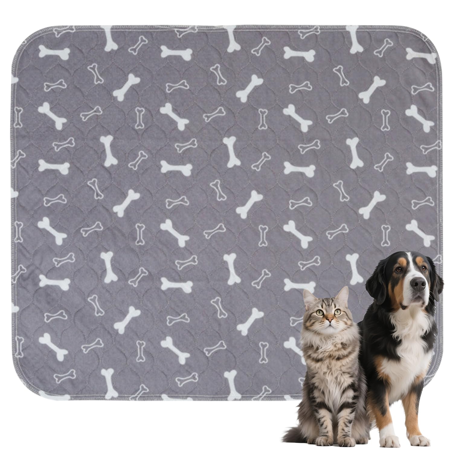 Gtrsiow Puppy Pads with absorbent layers keep floors dry.