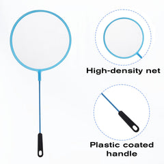 Gtziqa blue fish-tank net showcases long reach and quick-drying convenience.