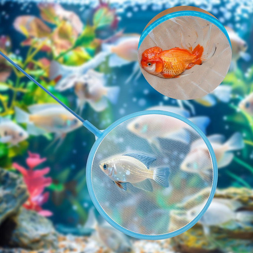 Gtziqa skimmer-net-handle demonstrates ergonomic grip for easy underwater cleaning.