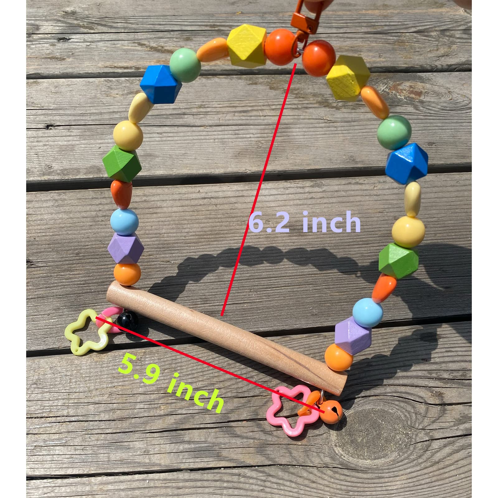 GUANLANT bird swing aids beak and nail maintenance during daily play