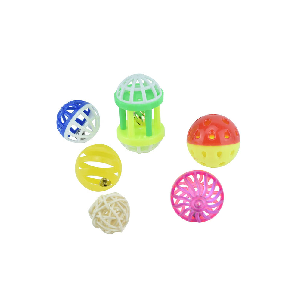 Guanlant foraging balls set for parrots offering mental enrichment and playful exercise.