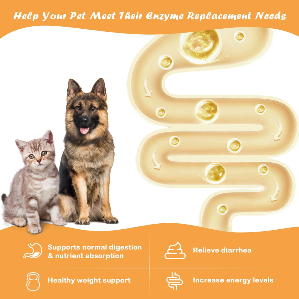 Guanshiya enzymes for dogs measuring scoop for precise dosing