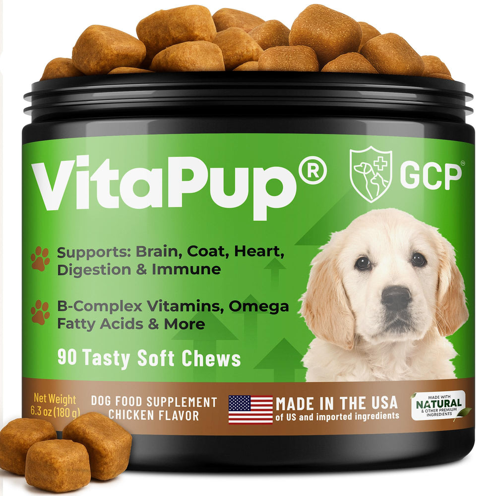 Guardian's Choice VitaPup bottle front for easy daily supplementation.
