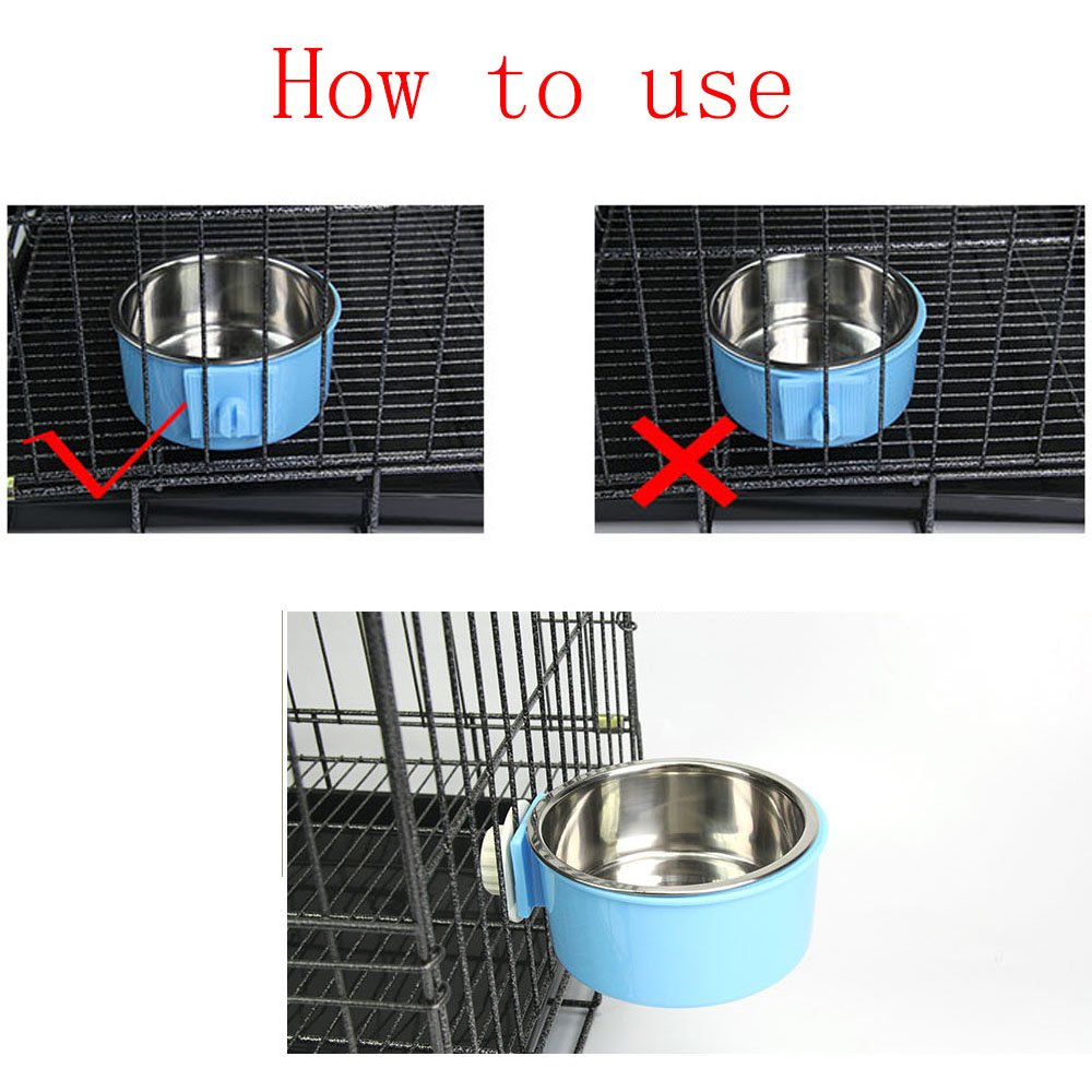 Guardians crate bowl suitable for dogs, cats, rabbits, and birds.