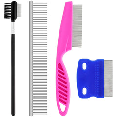 GUBCUB Pets Grooming Comb Kit tear-stain remover closeup highlighting gentle stain removal for small dogs.