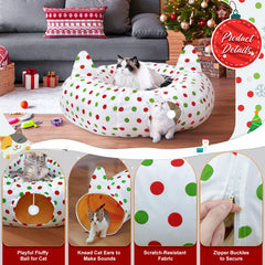 Gudelak plush toy ball encourages swatting and interactive play sessions