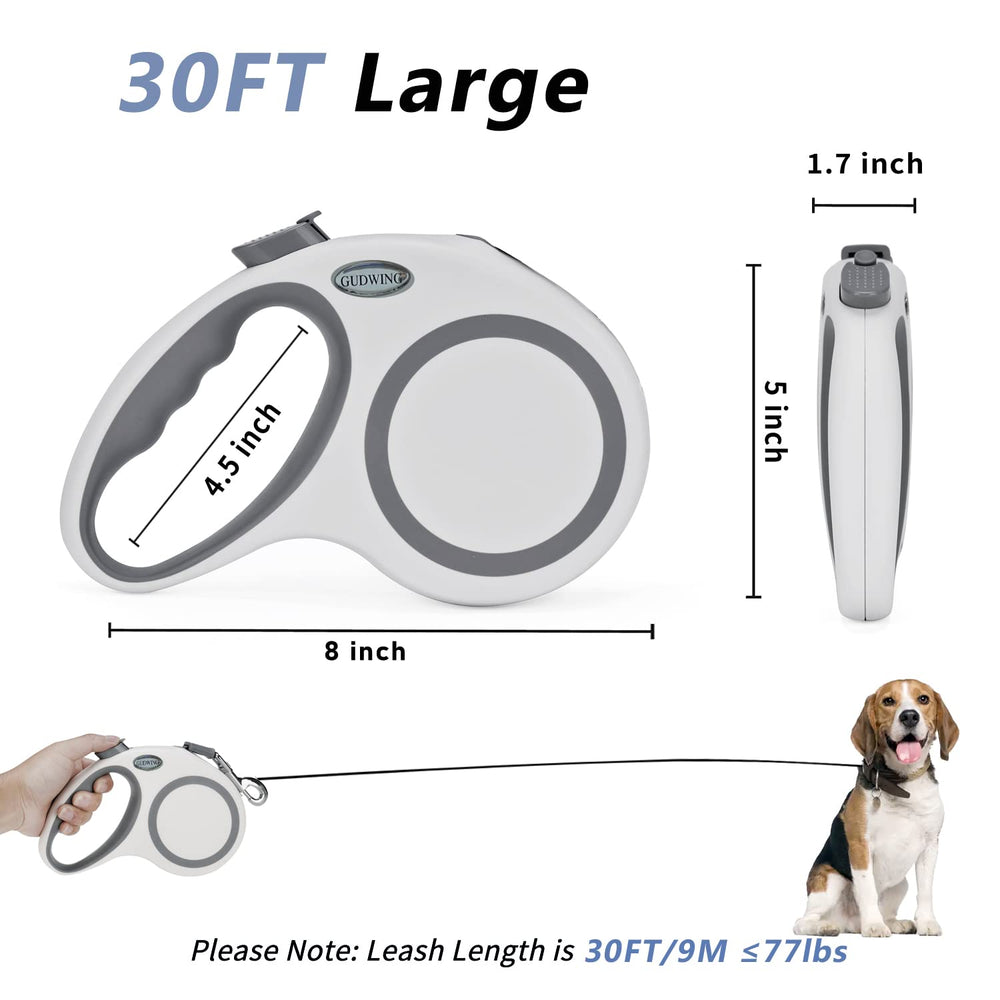 GUDWING dog walking leash up to 77 lbs for medium to large breeds