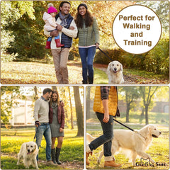 Guiding Star Leather Dog Leash brass hook supports up to 800 lbs.