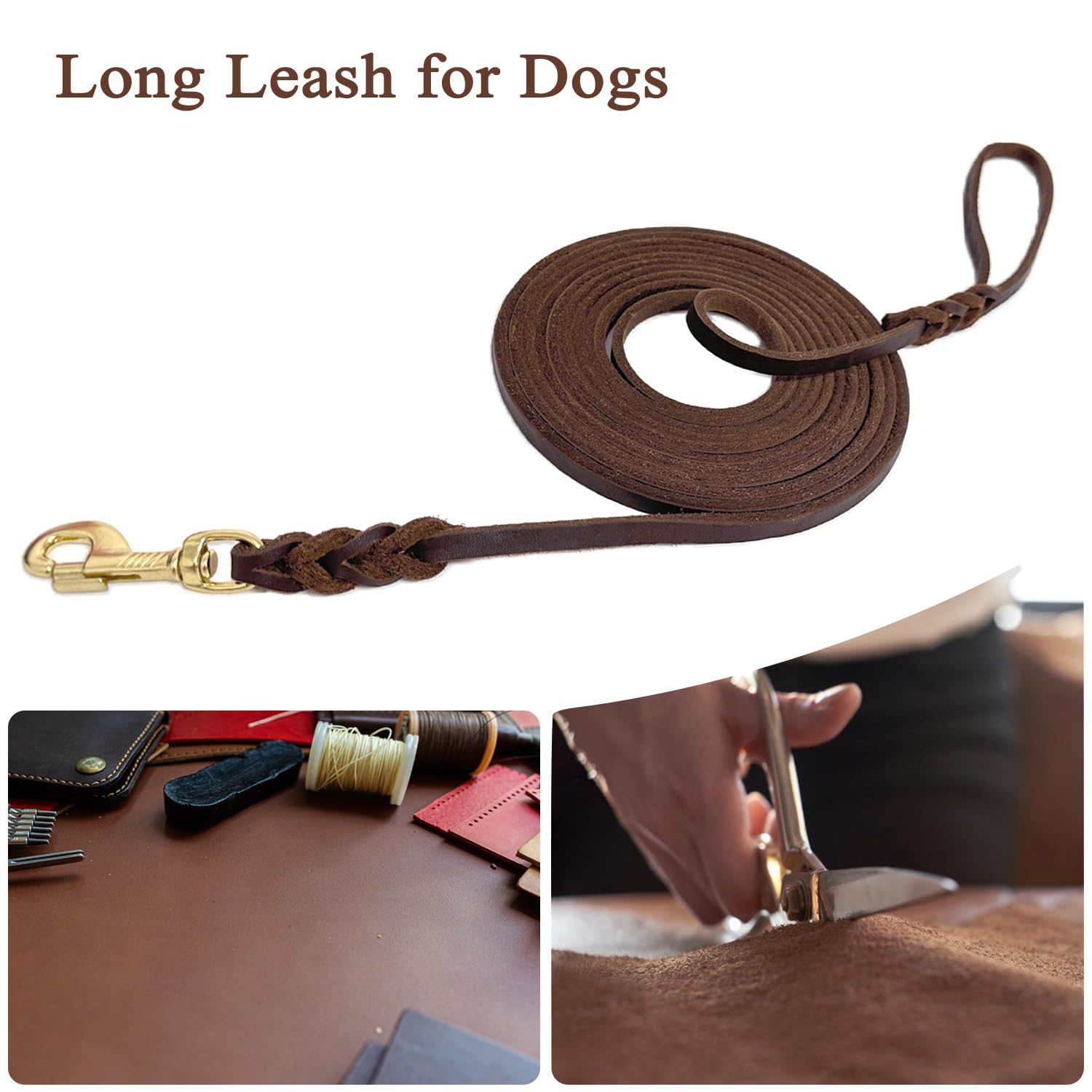 Guiding Star long leash braid joint for strength and style.