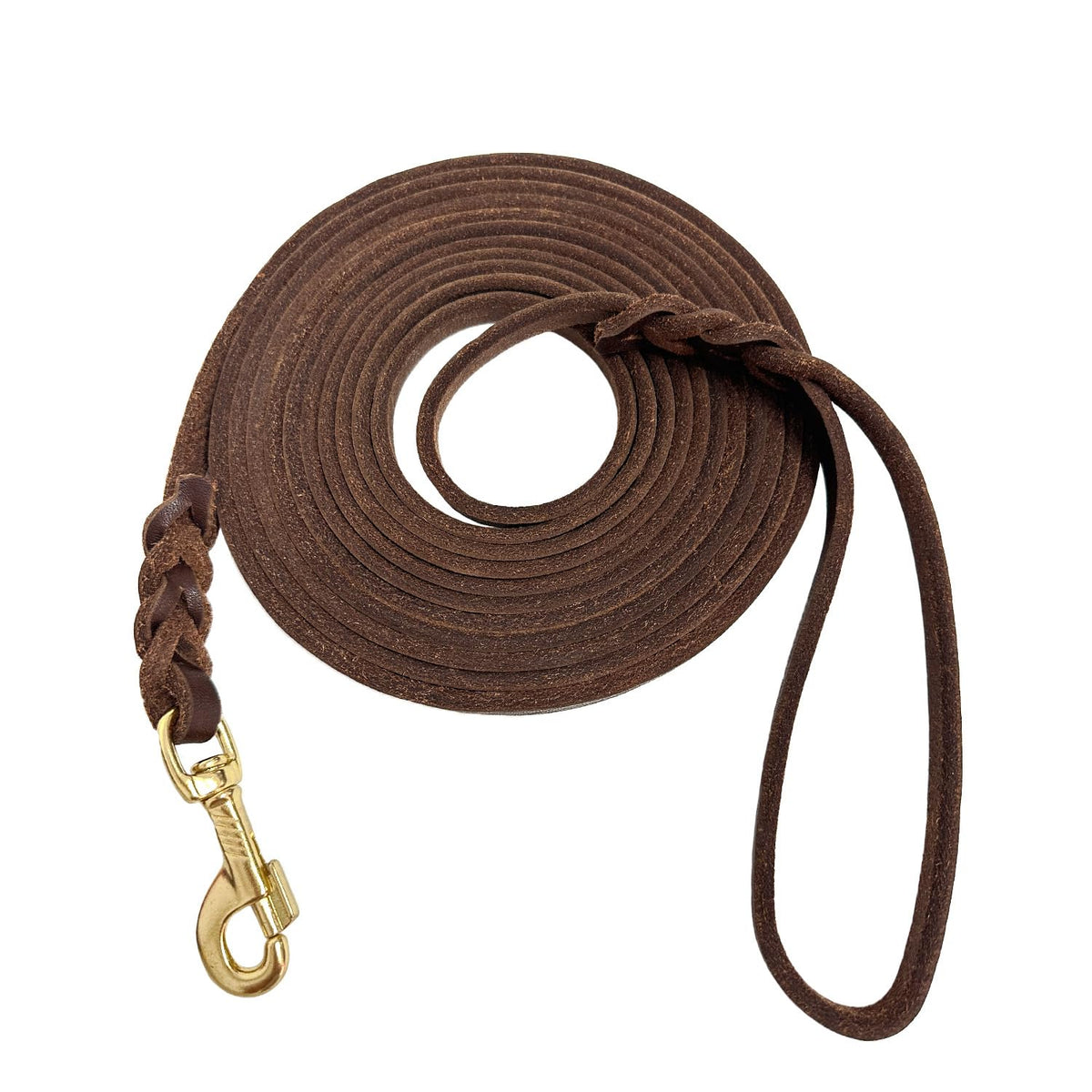 Guiding Star long leash outside 10ft width 3-8inch for confident outdoor walks.