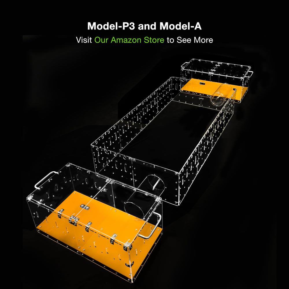 GuineaLoft cage expansion with Model-A connectivity for larger play areas