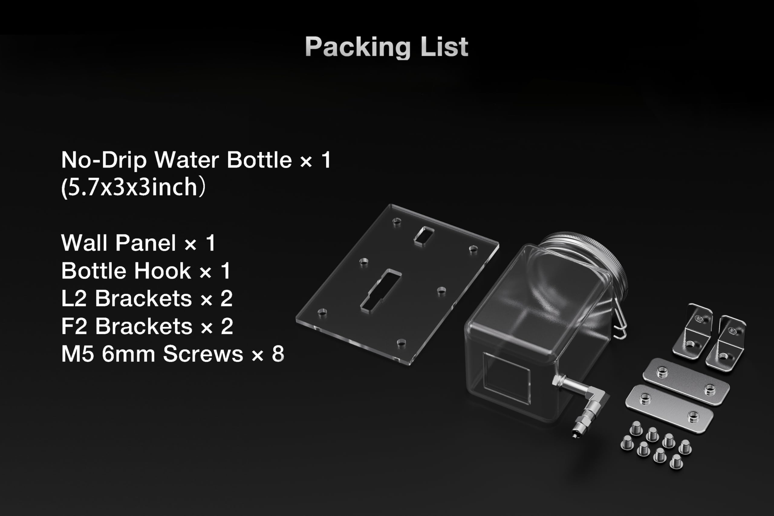 GuineaLoft Clear View bottle wide opening enables simple refilling and cleaning.