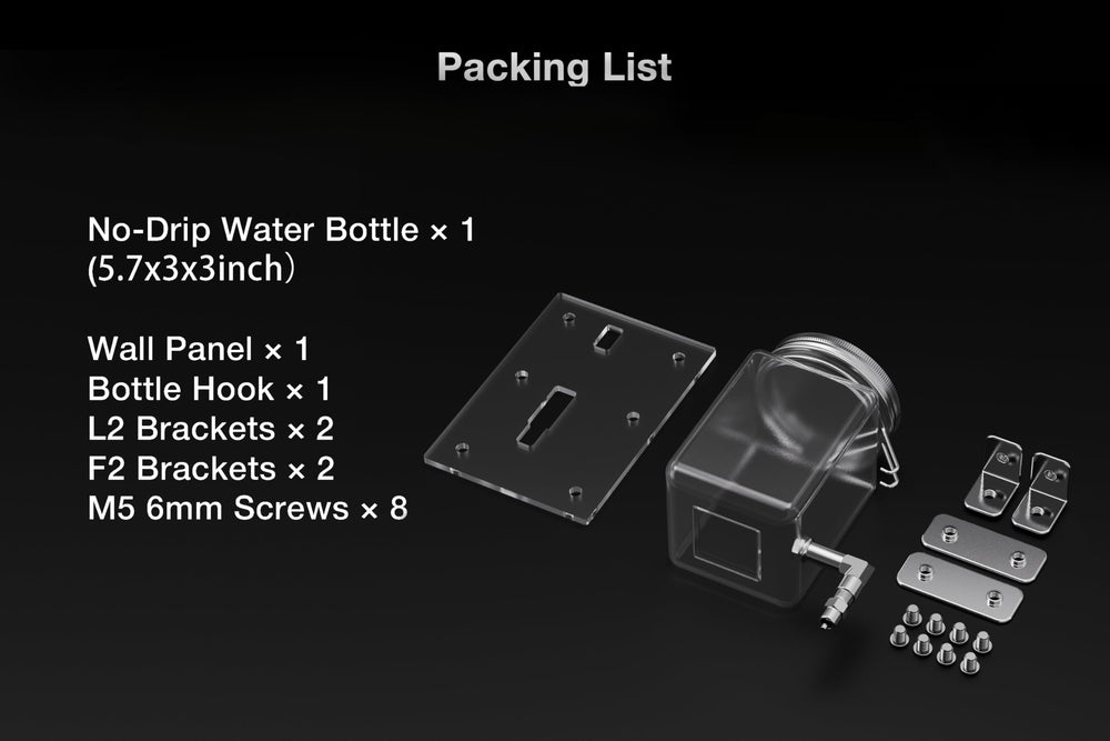 GuineaLoft Clear View bottle wide opening enables simple refilling and cleaning.