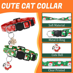 Guiqulai adjustable breakaway cat collar—secure fit with quick release for busy adventures.
