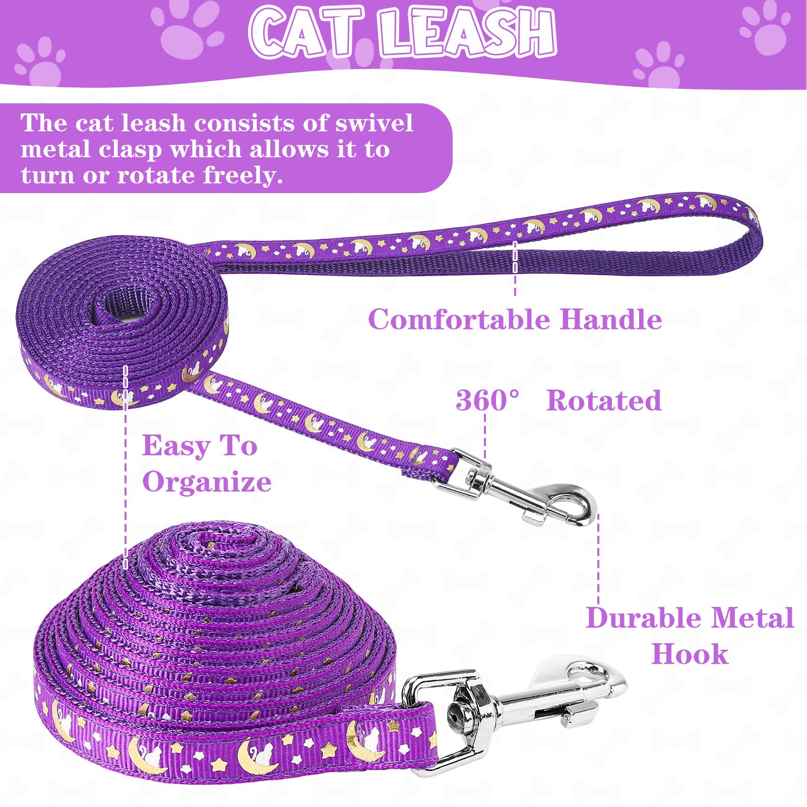 Guiqulai cat outdoor-walk setup showing harness fit readiness