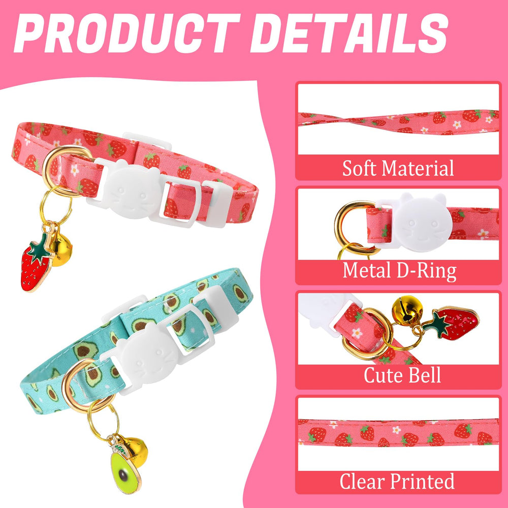 Guiqulai fruit collar cherry: cute design with breakaway safety buckle.