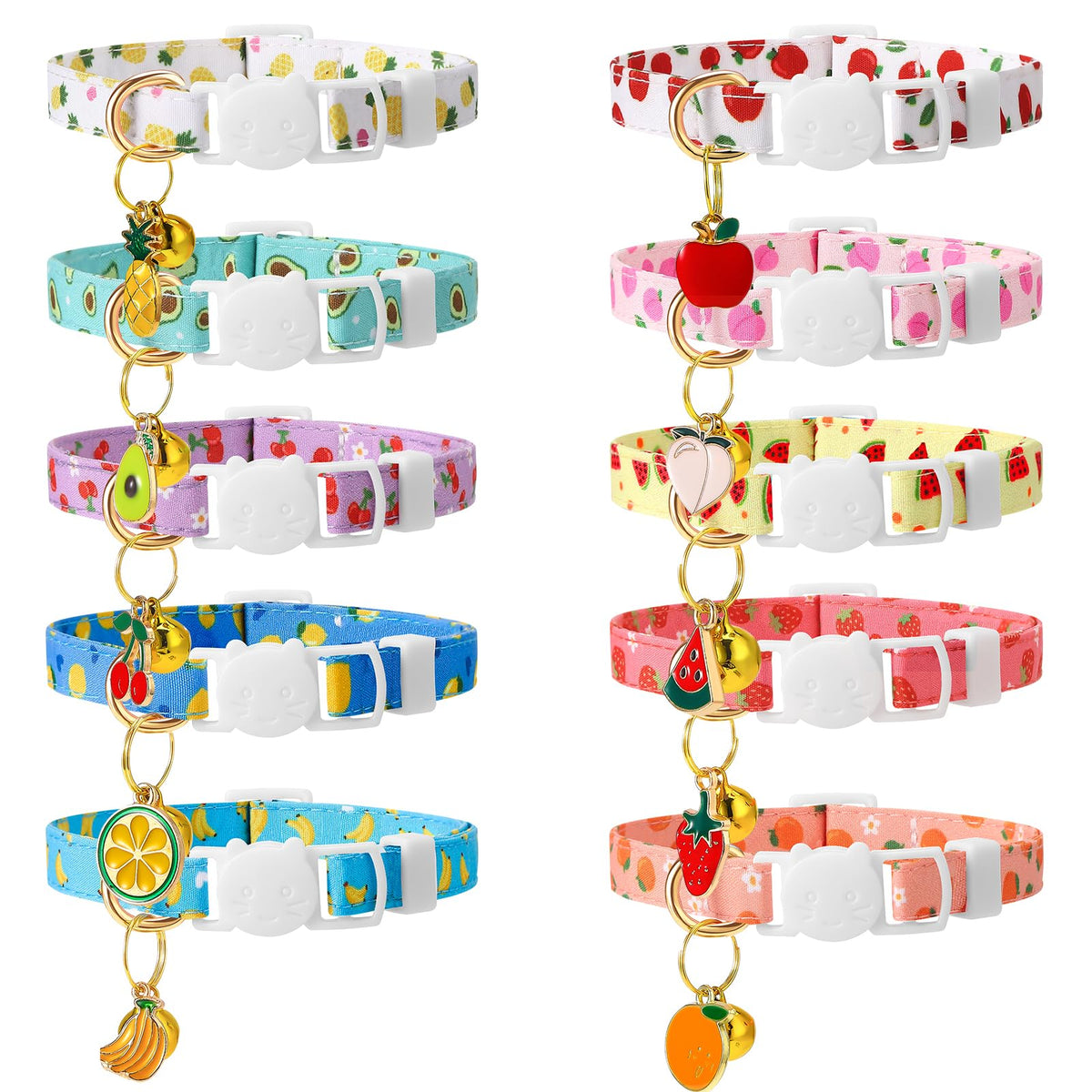 Guiqulai fruit collar pineapple: soft fabric for comfortable everyday wear.