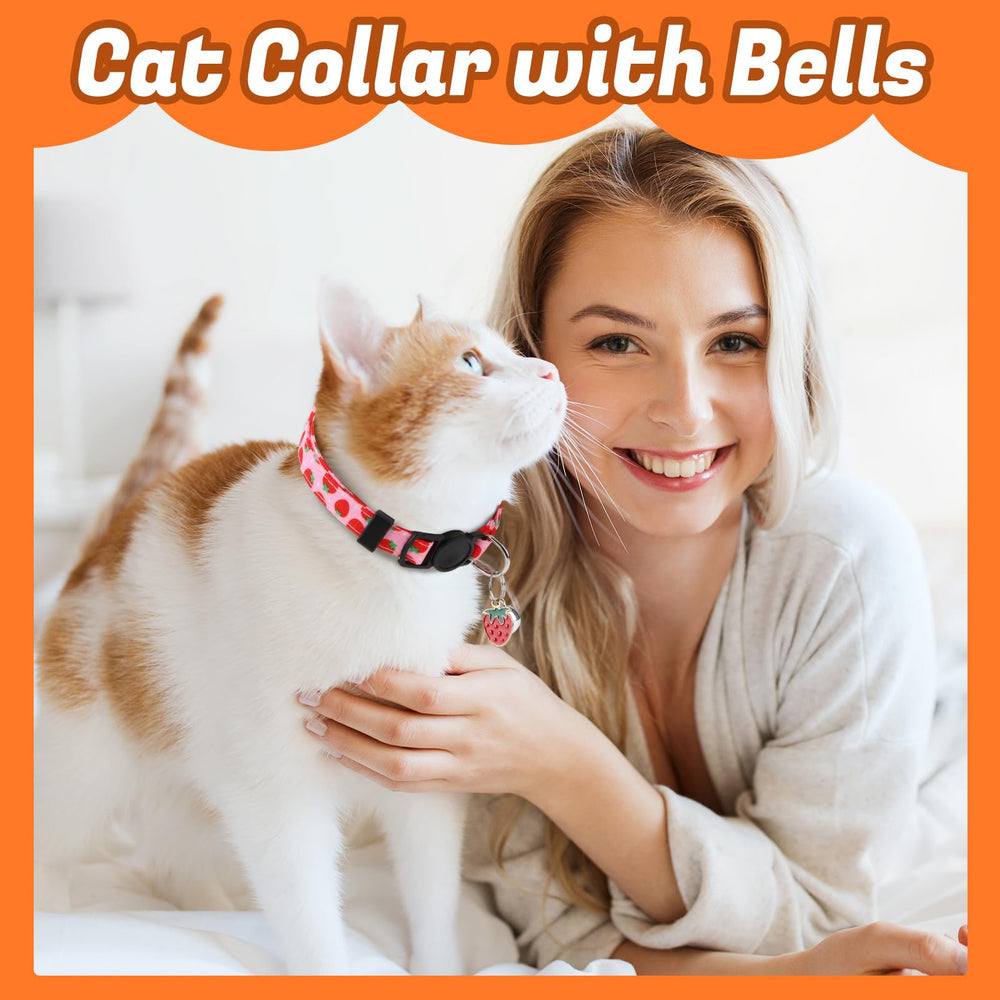 Guiqulai multi-pack cat collars—great for replacements, sharing, or rotating looks.