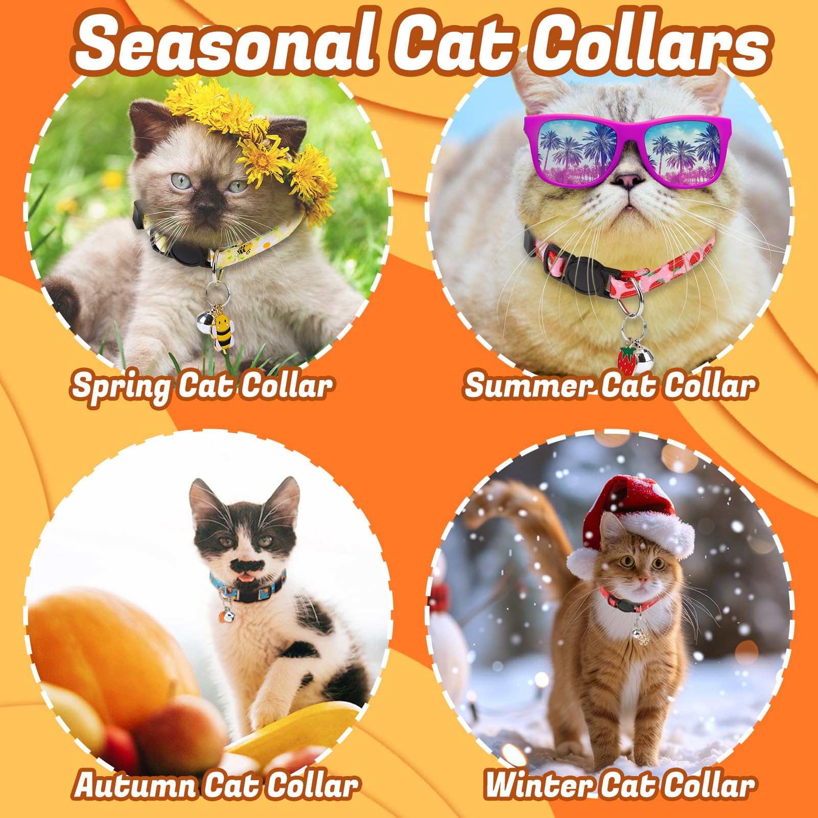 Guiqulai removable bell pendant—customize looks for parties and pet fashion.