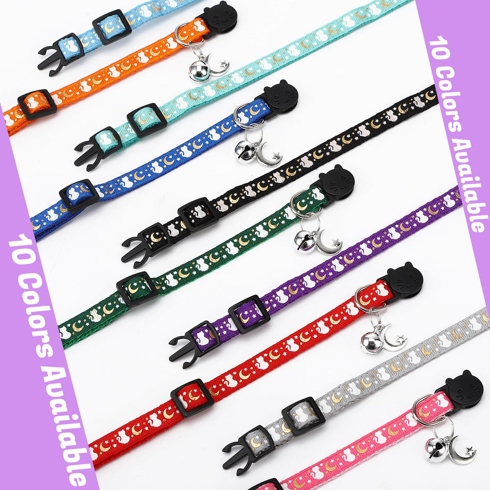 Guiqulai soft polyester cat collar offers lightweight daily comfort.