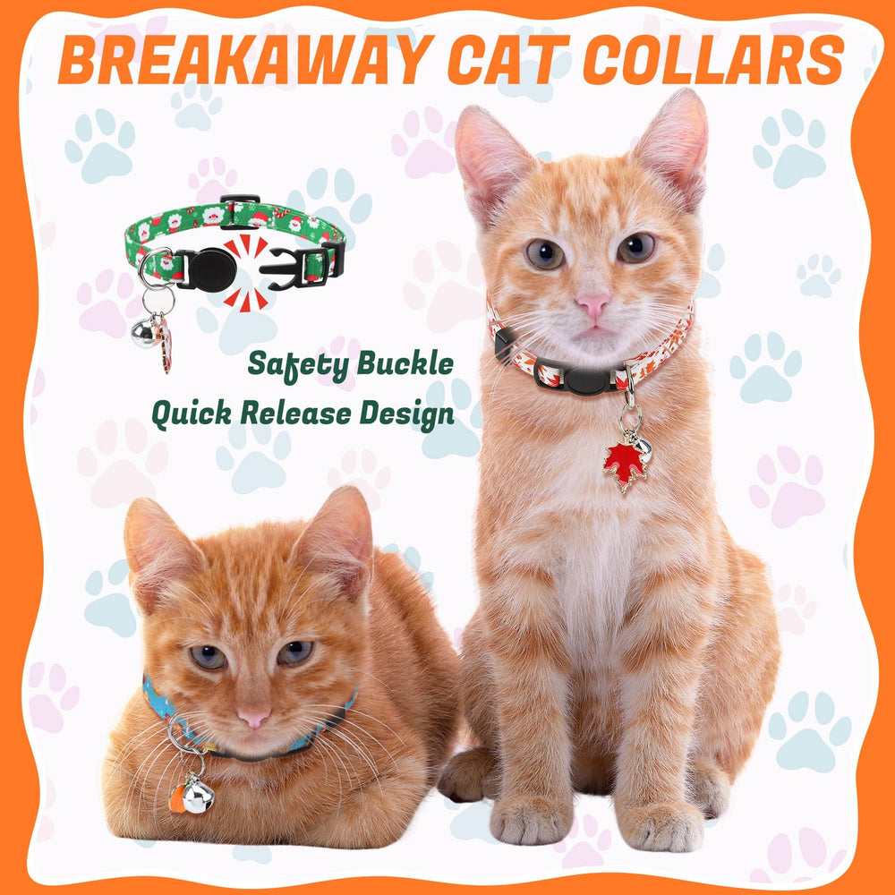Guiqulai soft polyester cat collar—comfortable everyday wear during walks and travel.