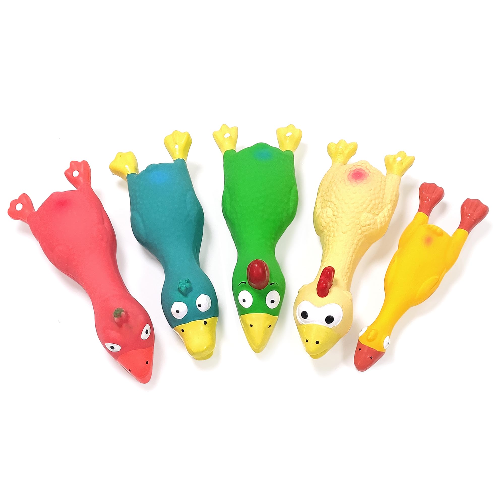 Guiwawa dog squeaky toys chicken pack-5pcs engaging puppies
