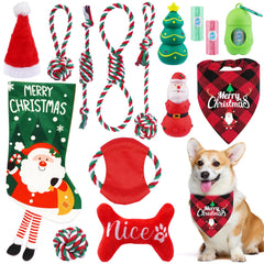 GuiZha Christmas dog stocking toys bundle for holiday fun and bonding