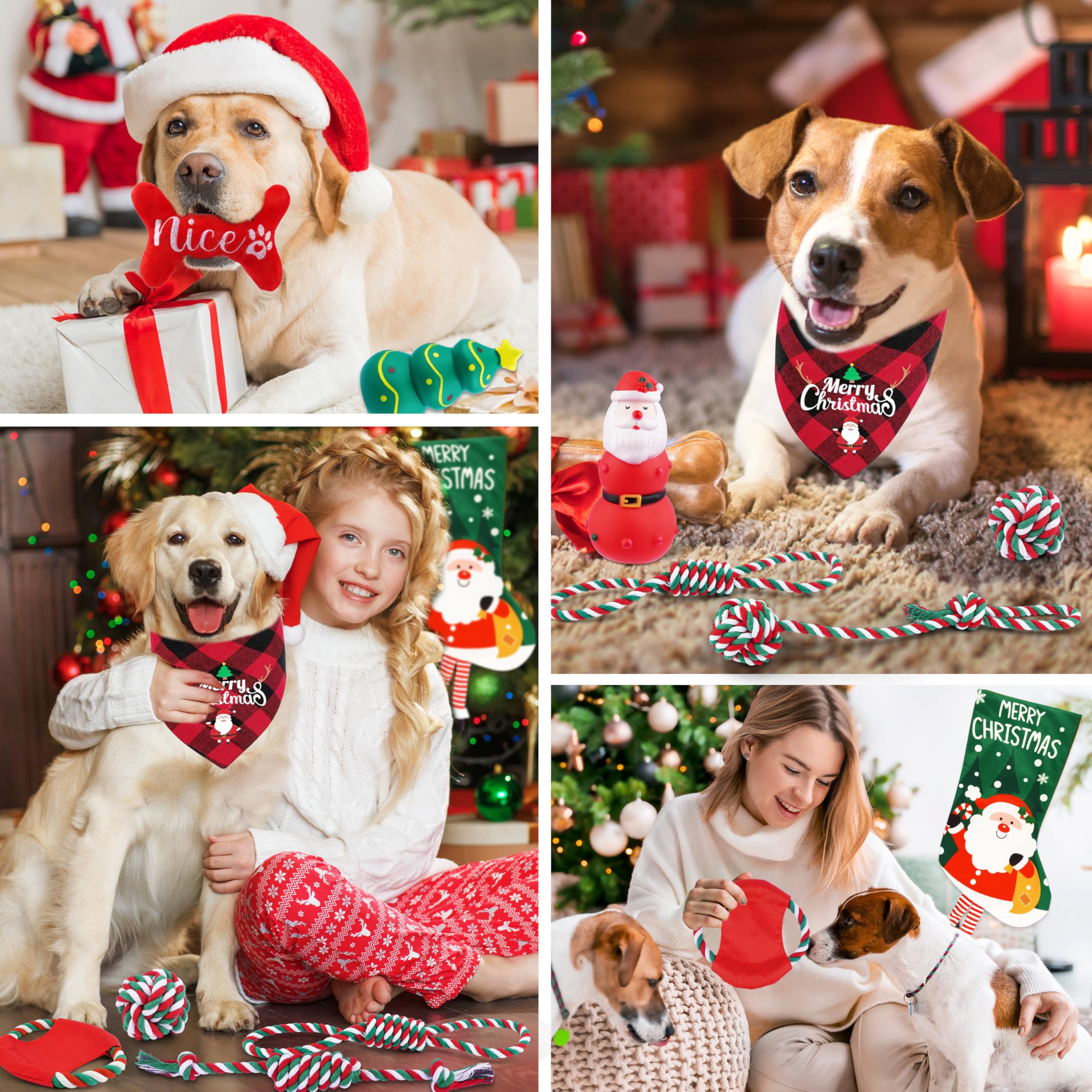 GuiZha Christmas stocking set includes cleanup supplies for easy gifting